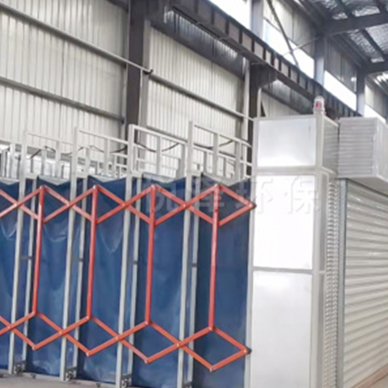Booth Sprae an Chustaim agus Booth Sanding