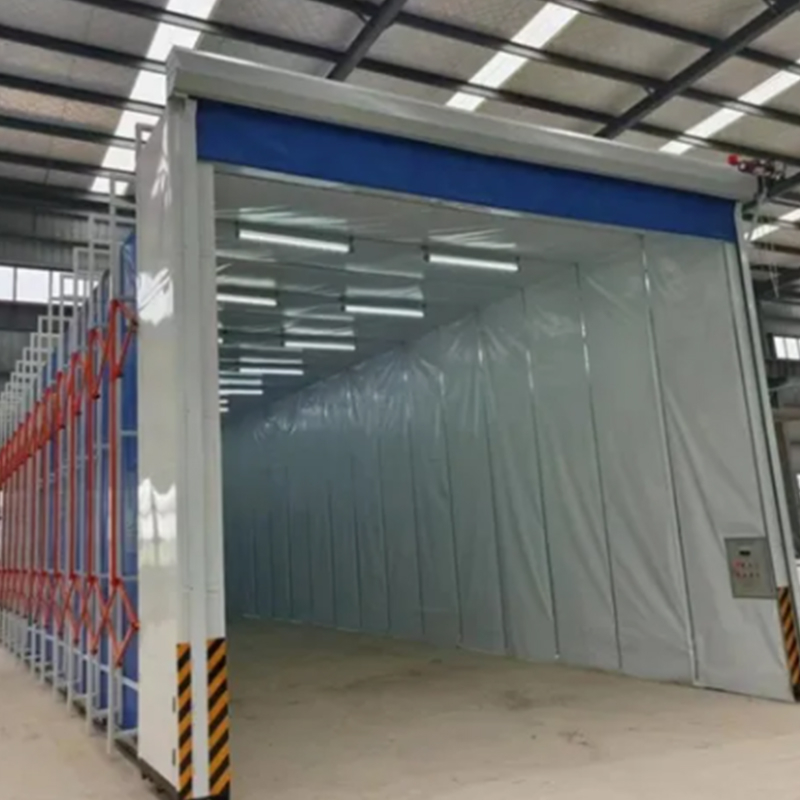 Sprae Soghluaiste Retractable agus Booth Sanding