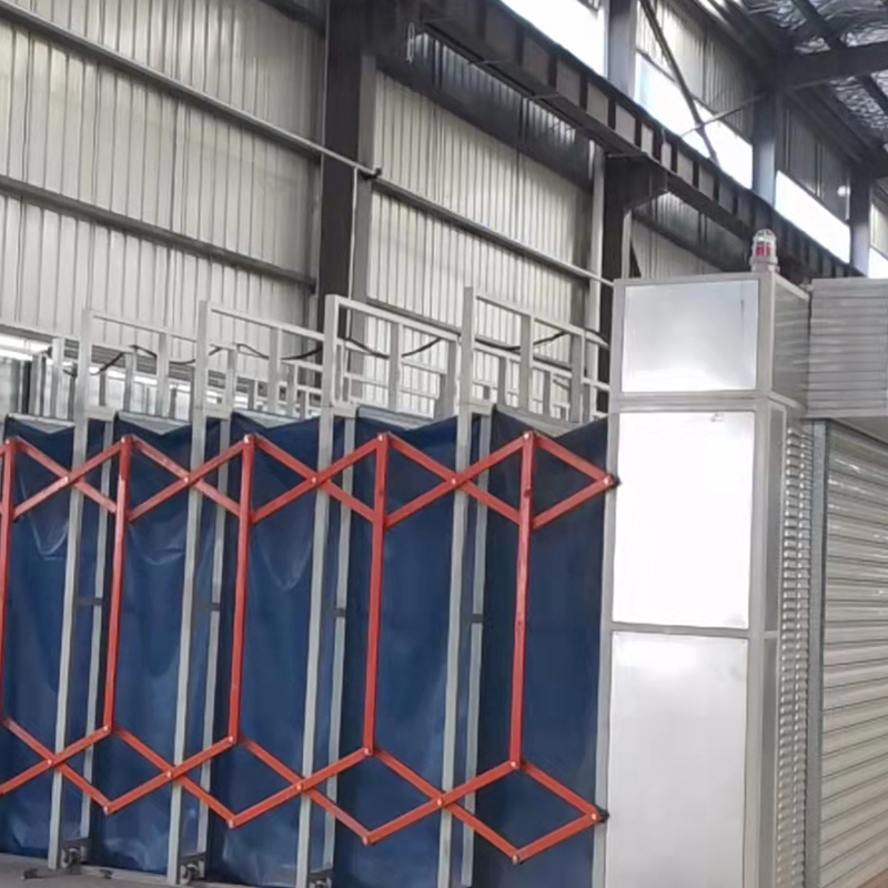 Sprae Soghluaiste Retractable agus Booth Sanding